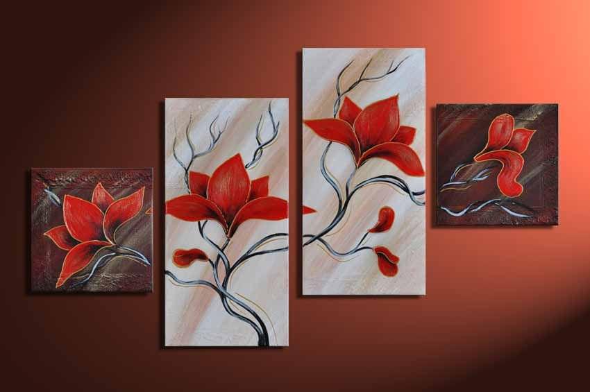 Canvas+paintings+of+flowers