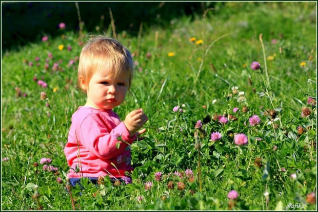 nasza najmłodsza :) z zamiłowania botanik ? :) #człowiek #dziecko