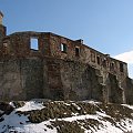 Zamek biskupi w Siewierzu #siewierz #lezajsktm #zamek #ruiny #zamekbiskupi #zima #krajobraz #widok