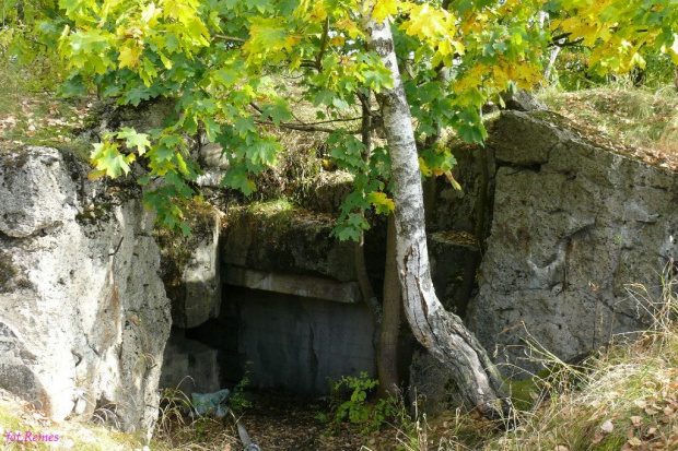 Regelbau 113d - Schron bojowy z sześciostrzelnicową kopułą pancerną dla km, z drużyną piechoty, bez izby flankującej #Regelbau113d