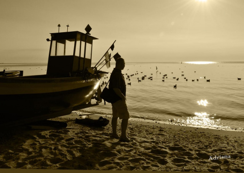Przystań rybacka w Gdyni Orłowie no i oczywiście ja:)) #MorskieKlimaty
