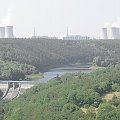 Czechy, zapora na Iihlavie, dalej elektrownia atomowa Dubovany. (Blisko granicy z Austrią) #elektrownia #zapora