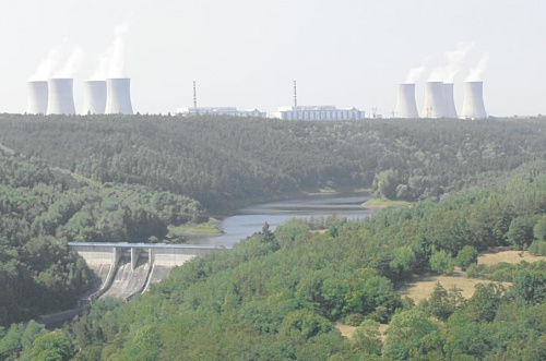 Czechy, zapora na Iihlavie, dalej elektrownia atomowa Dubovany. (Blisko granicy z Austrią) #elektrownia #zapora