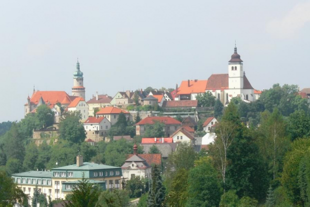 Czechy, Nove Mesto nad Matuji, widok na Stare Miasto. #miasto