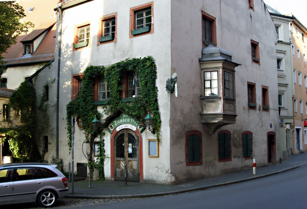 Regensburg - knajpka nad Dunajem