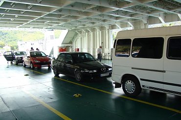 przeprawa na Pag #AlfaRomeo155 #wakacje