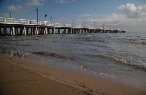 Molo w Gdyni - Orłowie po sztormie jest całe:), gorzej w Sopocie:( #MorskieKrajobrazy