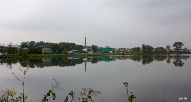 Ryki...panorama w pochmurny dzień...