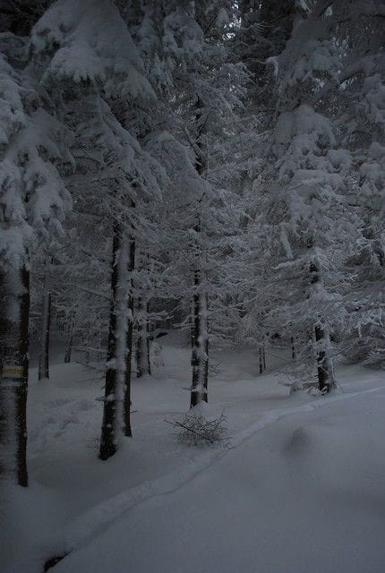 karpacz , góry , śnieg