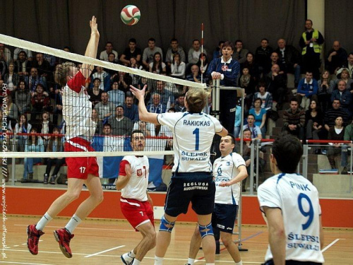 Ślepsk Suwałki Pekpol Ostrołęka - I liga siatkówki mężczyzn - Hala OSiR 5 lutego 2011 #ŚlepskSuwałki #PekpolOstrołęka #ILiga #siatkówka #HalaOSiR1