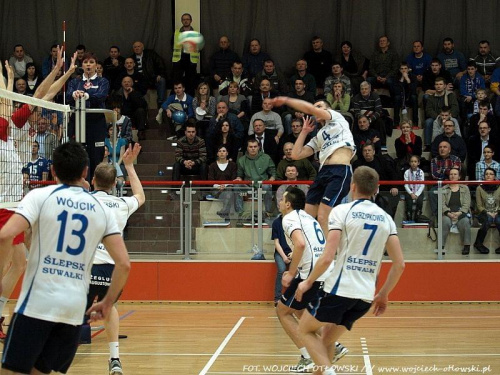 Ślepsk Suwałki Pekpol Ostrołęka - I liga siatkówki mężczyzn - Hala OSiR 5 lutego 2011 #ŚlepskSuwałki #PekpolOstrołęka #ILiga #siatkówka #HalaOSiR1