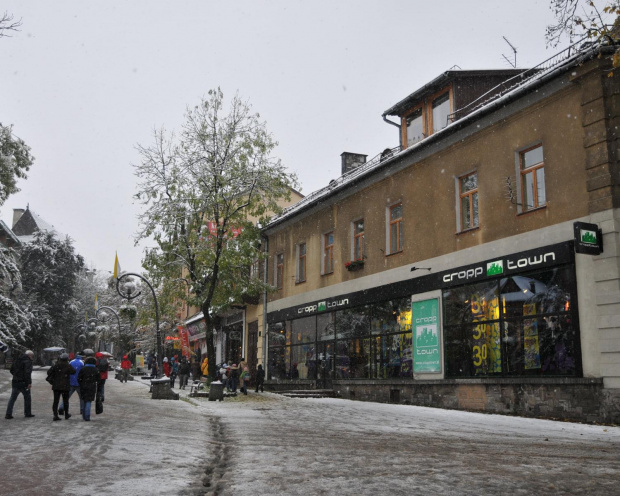 Przedwczesna zima w Zakopanem