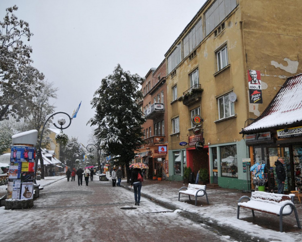 Przedwczesna zima w Zakopanem