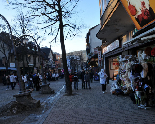 Zakopane - luty 2011 - spacer po mieście