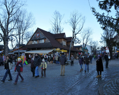 Zakopane - luty 2011 - spacer po mieście