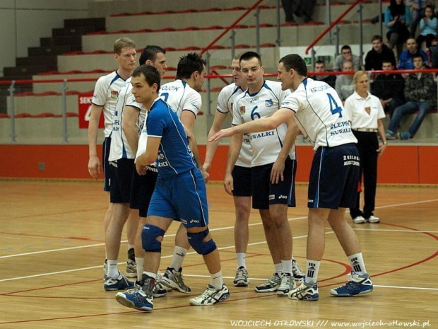 Ślepsk Suwałki - SMS PZPS Spała, I liga siatkówki mężczyzn, Hala OSiR - 12 lutego 2011 #ŚlepskSuwałki #siatkówka #HalaOSiR