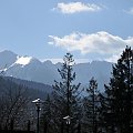 Widok z Cyrhli na Tatry Wysokie