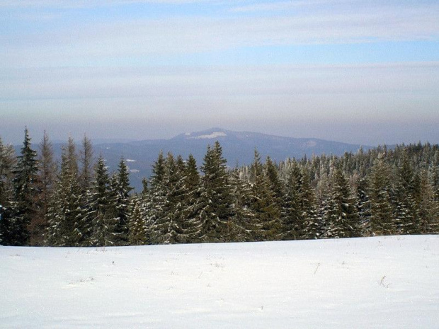 Gorce - Mogielica w Beskidzie Wyspowym z polany Gorc Troszacki #góry #gorce #beskidy #zima