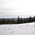 Gorce - Tatry z polany Gorc Troszacki #góry #gorce #beskidy #zima
