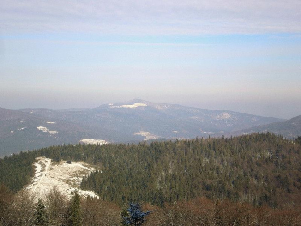 Gorce - Mogielica w Beskidzie Wyspowym z polany Adamówka #góry #gorce #beskidy #zima