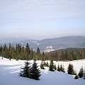 Gorce - Jasień i Ćwilin w Beskidzie Wyspowym z polany Podskały #góry #gorce #beskidy #zima