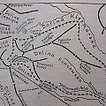 Dolina Kieżmarska, lipiec 1965. Mały Kieżmarski Szczyt zaznaczony czerwonym. #mapy