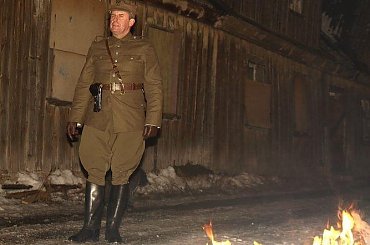 Wyklęci - inscenizacja odbicia więźniów z posterunku MO - Suwałki, 1 marca 2011 #Suwałki #inscenizacja #Muzeum