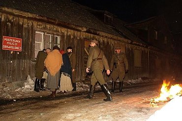 Wyklęci - inscenizacja odbicia więźniów z posterunku MO - Suwałki, 1 marca 2011 #Suwałki #inscenizacja #Muzeum