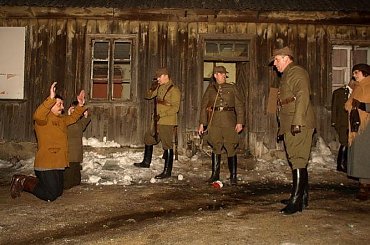 Wyklęci - inscenizacja odbicia więźniów z posterunku MO - Suwałki, 1 marca 2011 #Suwałki #inscenizacja #Muzeum