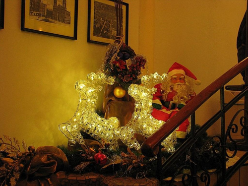 Dekoracje świąteczne w kawiarance bytomskiej :)
