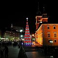 Świąteczna Warszawa...kolejna zmiana barw i wzorów choinki...(jest ich bardzo dużo)