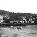 Järnvägsstationen.
Foto ar 1900.