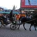 Zakopane - spacer po Krupówkach w drugim dniu świąt