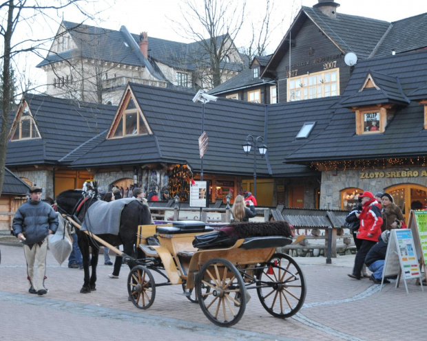 Zakopane - spacer po Krupówkach w drugim dniu świąt