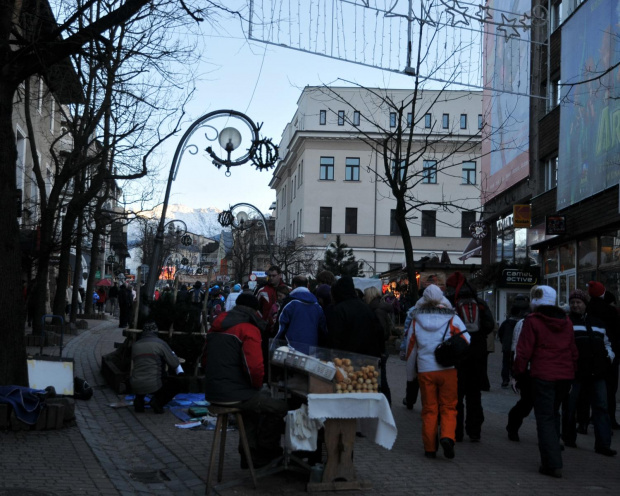 Zakopane - spacer po Krupówkach w drugim dniu świąt