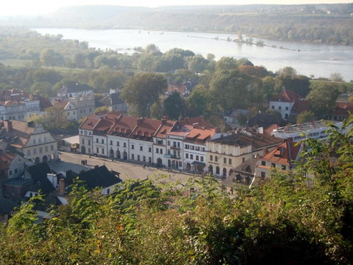 Kazimierz Dolny-widok z góry trzech krzyży.