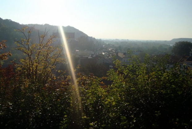 Kazimierz Dolny -widok z góry trzech krzyży.