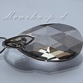 708W. Swarovski migdał Silver Shade - wisiorek ok 5cm
kryształ 38mm
zawieszka srebro