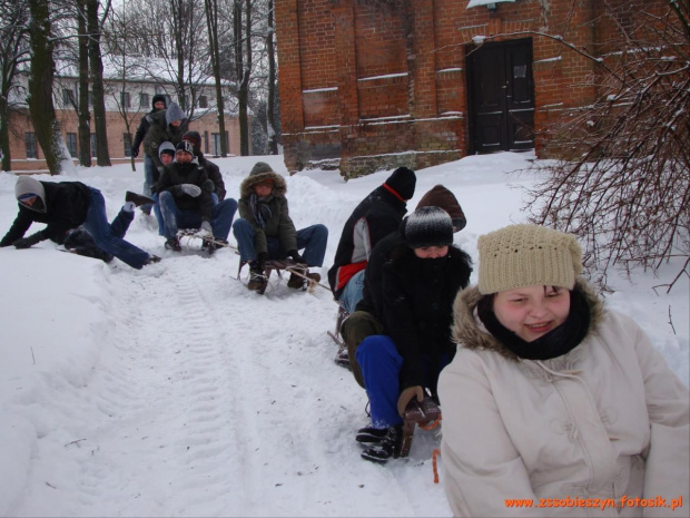 Tym razem zimową sannę zorganizowała klasa III #Sobieszyn #Brzozowa #Kulig