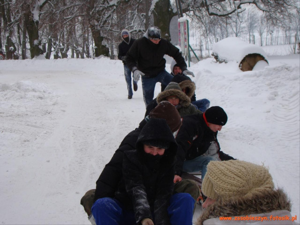 Tym razem zimową sannę zorganizowała klasa III #Sobieszyn #Brzozowa #Kulig