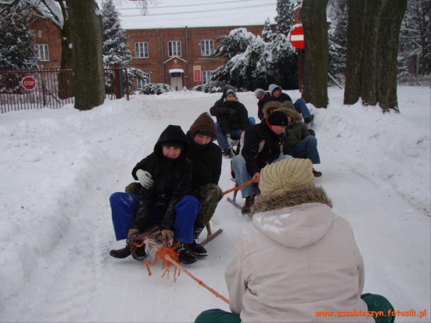 Tym razem zimową sannę zorganizowała klasa III #Sobieszyn #Brzozowa #Kulig