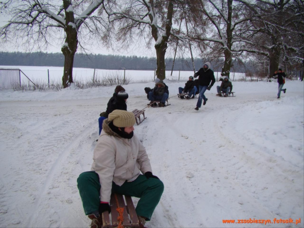 Tym razem zimową sannę zorganizowała klasa III #Sobieszyn #Brzozowa #Kulig
