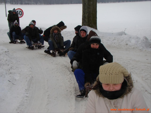 Tym razem zimową sannę zorganizowała klasa III #Sobieszyn #Brzozowa #Kulig