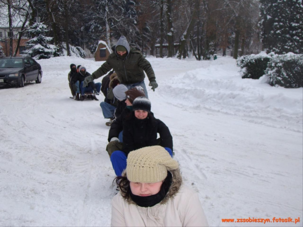 Tym razem zimową sannę zorganizowała klasa III #Sobieszyn #Brzozowa #Kulig