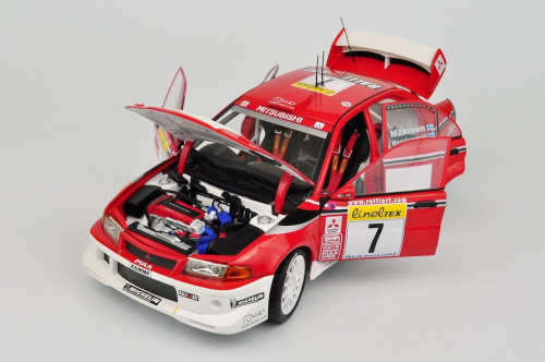 Mitsubishi Lancer Evo VI WRC T. Makinen Winner of 2001 Rally Monte Carlo - AUTOart 1:18