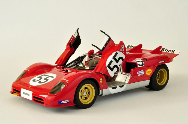 Ferrari 512 S #55 Suertees/Vaccarella 1000 km of Nurburgring 1970 - HWE 1:18
