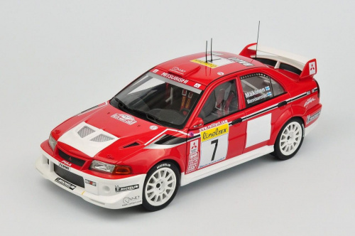 Mitsubishi Lancer Evo VI WRC T. Makinen Winner of 2001 Rally Monte Carlo - AUTOart 1:18