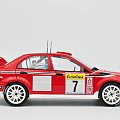 Mitsubishi Lancer Evo VI WRC T. Makinen Winner of 2001 Rally Monte Carlo - AUTOart 1:18