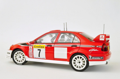 Mitsubishi Lancer Evo VI WRC T. Makinen Winner of 2001 Rally Monte Carlo - AUTOart 1:18