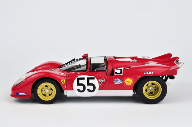 Ferrari 512 S #55 Suertees/Vaccarella 1000 km of Nurburgring 1970 - HWE 1:18